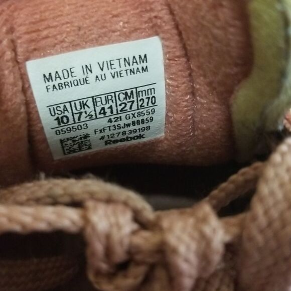 Reebok Classic Leather Cardi Sandy Rose Wmn's size 10 - Picture 5 of 10